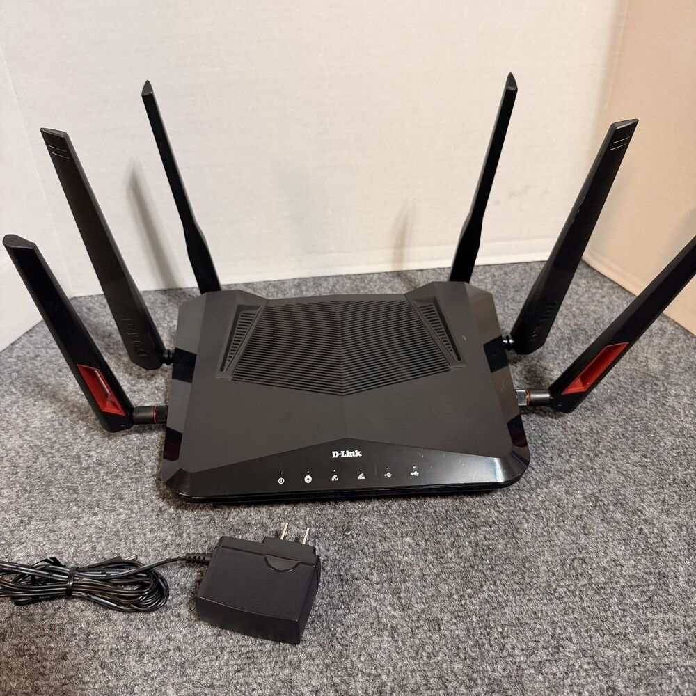 D-Link DIR-X4860 AX4800 WiFi 6 Wireless Router Dual Band Gigabit MU-MIMO Black
